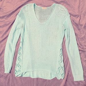 Harper - Knit Sweater - Aqua - Sz: S
